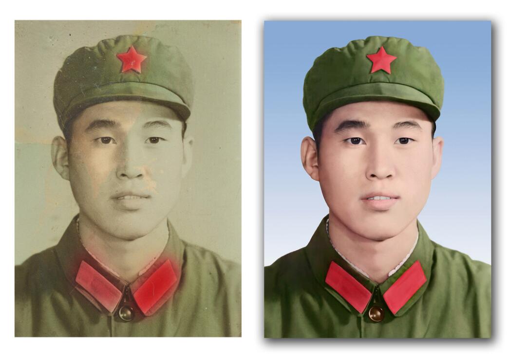 鞍山破损照片修复-18